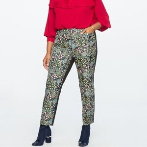 Eloquii Kady Fit Floral Brocade Pants Size 22
